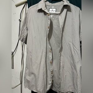 Ditch plains mens button down shirt